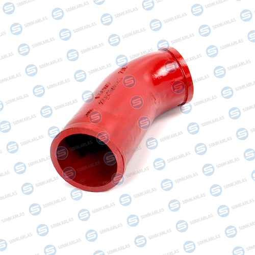 SOM20215 - ELBOW 45 DEGREE LONG 5,5 - SOM20215 - ELBOW 45 DEGREE LONG 5,5 -