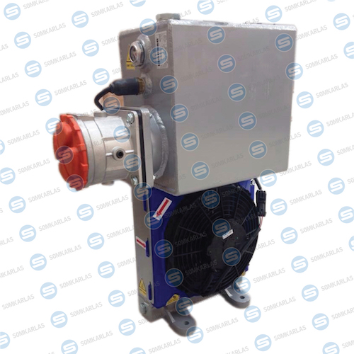 MIX10100 - OIL COOLER COMPLETE 24 V - MIX10100 - OIL COOLER COMPLETE 24 V -